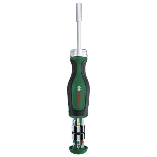 Skrutrekkerhåndtak Bosch 1600A02BX2 + skrutrekker bits