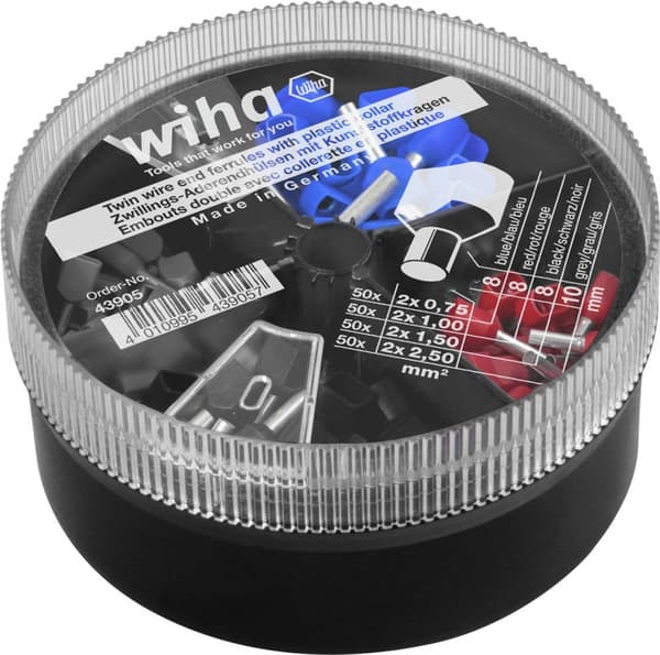 Munnstykkessett Wiha W43900; 0,5-2,5 mm; 400 stk