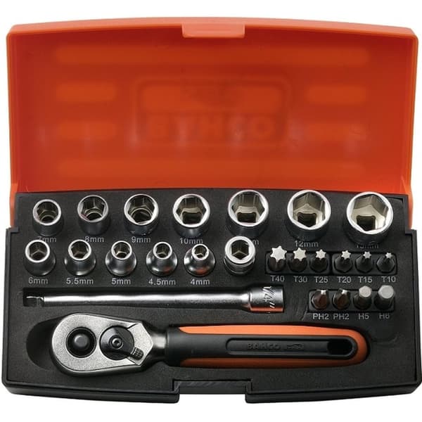 Verktøysett Bahco SL25; 1/4''; 25 stk