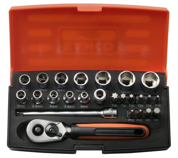 Verktøysett Bahco SBSL25; 1/4''; 25 stk