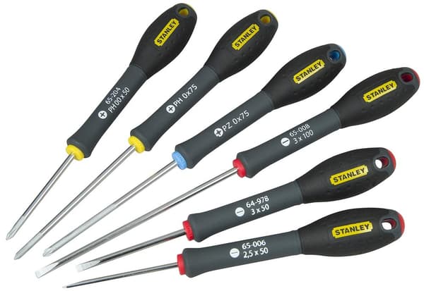 Skrutrekkersett Stanley FatMax; 6 stk