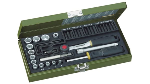 Verktøysett Proxxon 1/4''; 39 stk