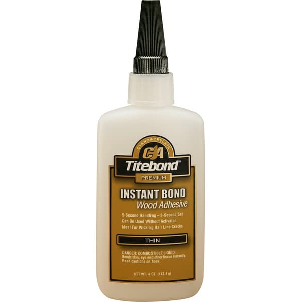 Universal hurtiglim Titebond Instant Bond Thin; 113,4 g.