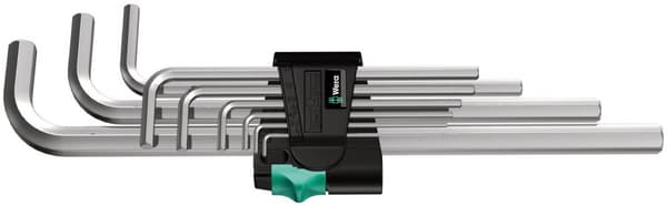 Unbrakonøkler Wera Hex-Plus 950 L/9 SM N; 1,5-10 mm