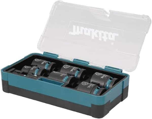 Hylsenøkkelsett Makita E-16592; 1/2''; 13-24 mm; 7 stk