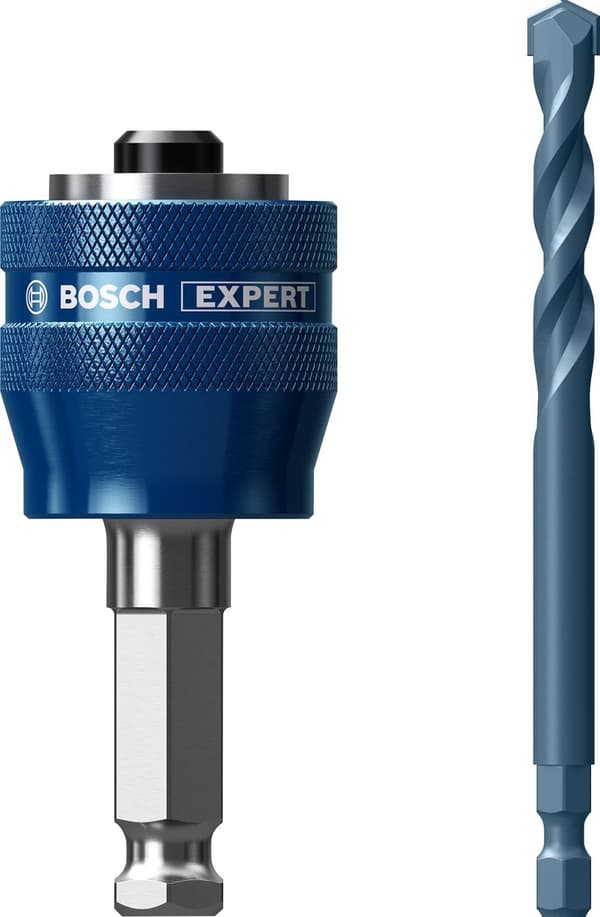Adapter for hullsag Bosch Power Change 2608900526; Hex + Sentreringsbor