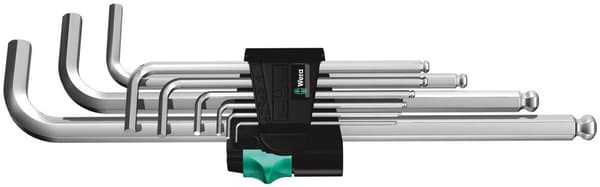 Unbrakonøkler Wera 950 PKL/9 SM N; 1,5-10,0 mm; 9 stk