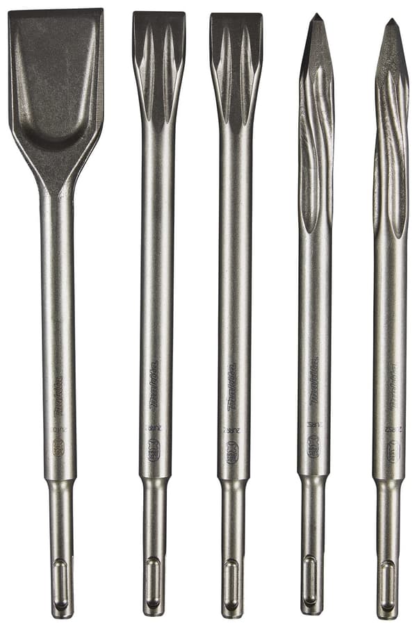 Meiselsett Makita E-13188; SDS-plus; 5 stk