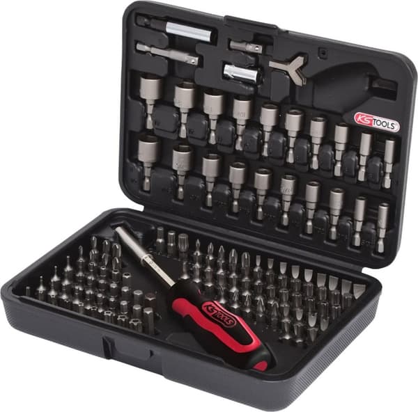 Skrutrekkersett KS tools; 122 stk