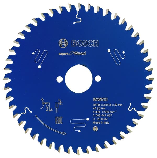 Sagblad for tre Bosch Expert for Wood 2608644027; 165x30x2,6 mm