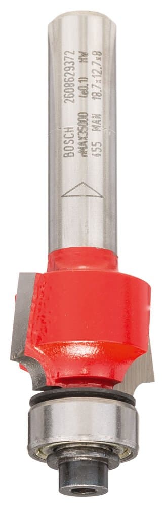 Avrundingsfres Bosch; 3x12,7/55 mm; med kulelager