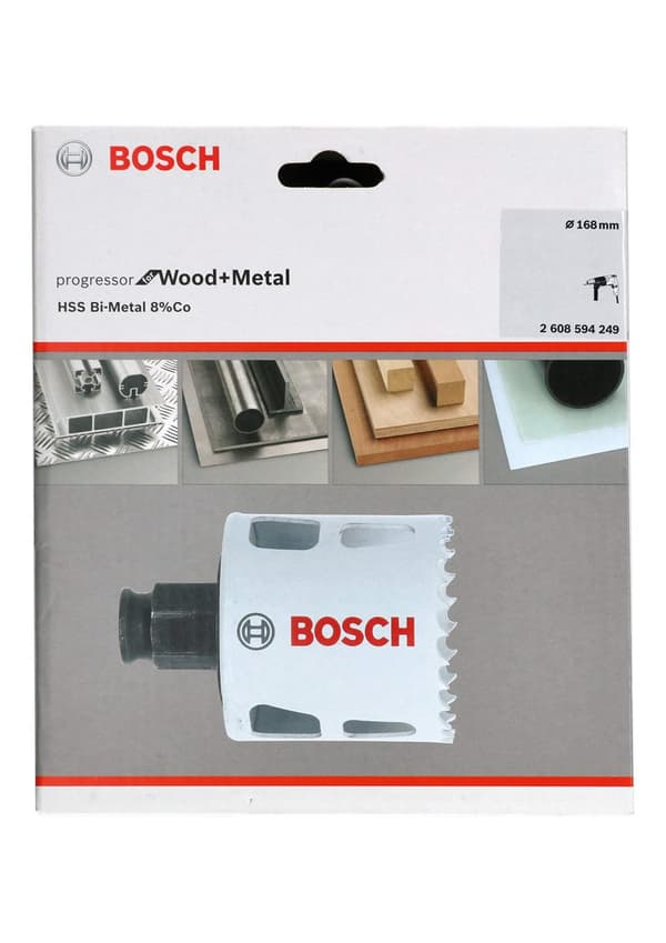 Hullsag Bosch Progressor for Wood and Metal; 168 mm