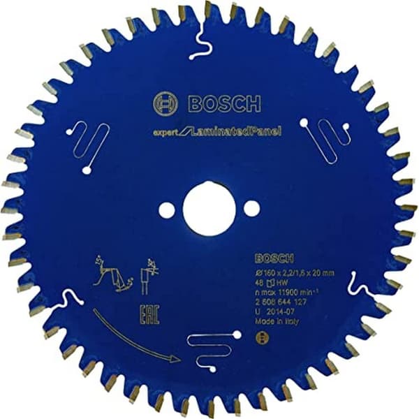 Kappeskive Bosch Expert for Laminated Panel 2608644127; 160x20 mm; Z48