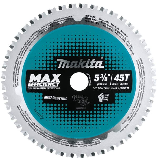 Sagblad for metall Makita Efficut; 136x20x1,1 mm; Z45
