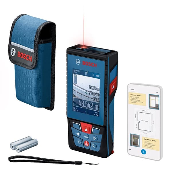 Laseravstandsmåler Bosch GLM 100-25 C Sort, Blå, Rød