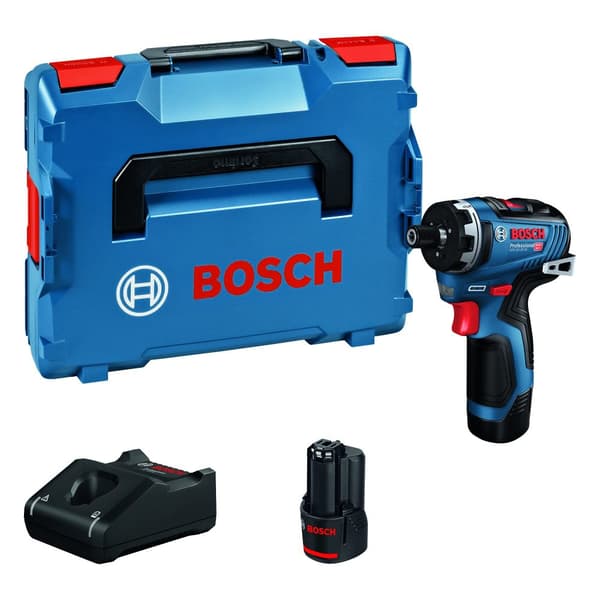 Batteridrevet skrutrekker Bosch GSR 12V-35 HX Professional; 12 V; 2x3,0 Ah batteri. + L-Boxx