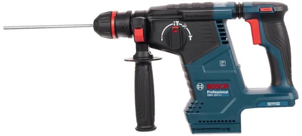 Borhammer Bosch GBH 187-LI; 18 V; 2,4 J; SDS-plus (uten batteri og lader)