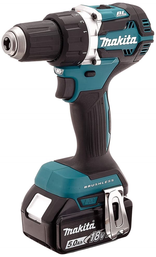 Skrutrekker/bor Makita DDF484RTJ; 18 V; 2x5,0 Ah batt.