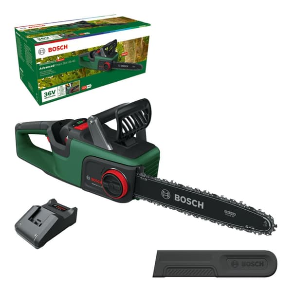 Motorsag Bosch AdvancedChain 36V-35-40; 36 V; 1x2,0 Ah batteri.; 35 cm sverd