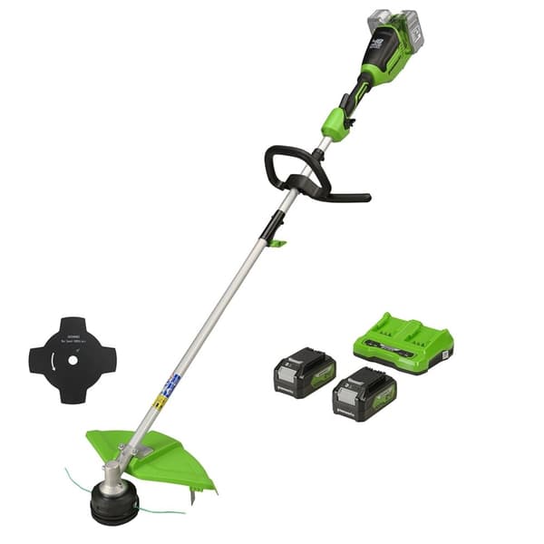 Gresstrimmer Greenworks GD24X2TXK4x; 2x24 V; 2x4,0 Ah batt.