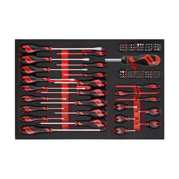 Skrutrekkersett Teng Tools TTEMD122N; EVA; 122 stk