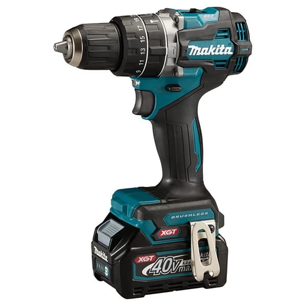 Slagskrutrekker / bor Makita HP002GD201; 40 V; 2x2,5 Ah batt.