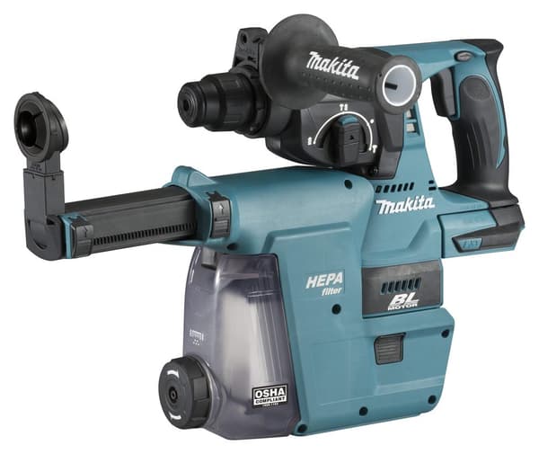 Batteridrevet borhammer Makita DHR242ZJW; 2,0 J; SDS-plus; 18 V (uten batteri og lader)