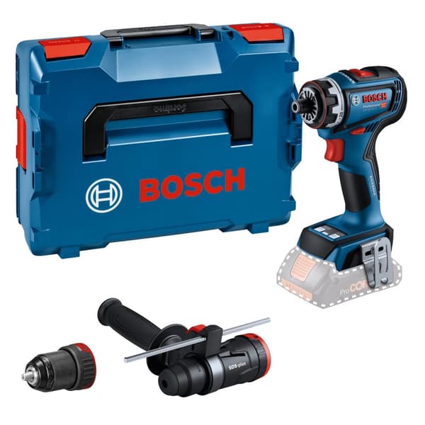 Skrutrekker/bor Bosch GSR 18V-90 FC Professional; 18 V (uten batteri og lader) + L-BOXX 136
