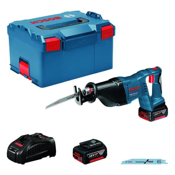 Tigersag Bosch GSA 18 V-LI; 18 V; 2x5,0 Ah batt.