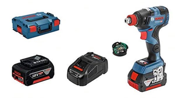 Slagmuttertrekker Bosch GDX 18V-200 C; 18 V; 2x5,0 Ah batt.