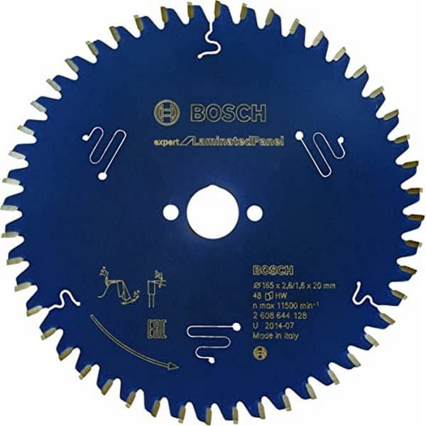 Kappeskive Bosch Expert for Laminated Panel 2608644128; 165x20 mm; Z48