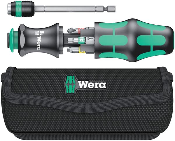 Skrutrekkerhåndtak Wera Kraftform Kompakt 20 Tool Finder 1 + skrutrekker bits