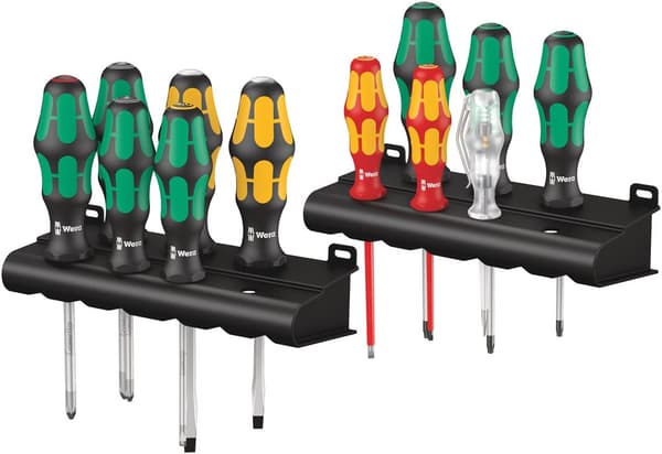 Skrutrekkersett Wera Kraftform XXL; 12 stk