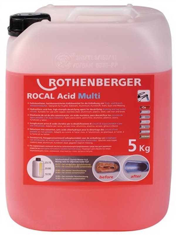Avkalkingsmiddel Rothenberger ROCAL ACID Multi; 5 kg