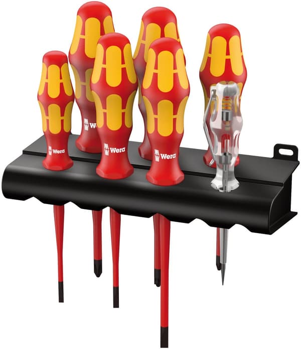 Skrutrekkersett Wera Kraftform Plus 160iS/7 VDE; 7 stk