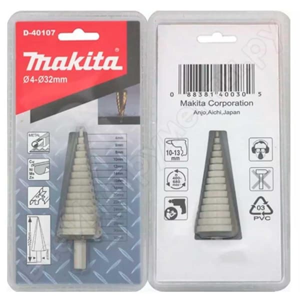 Etappebor Makita HSS; 4-32x102 mm