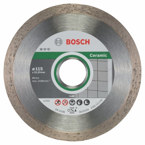 Diamantkappeskive Bosch Standard for Ceramic 2608603231; 115x22,23 mm; 10 stk