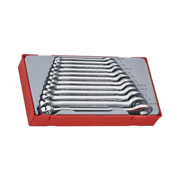 Fastnøkkelsett Teng Tools TT1236; 12 stk