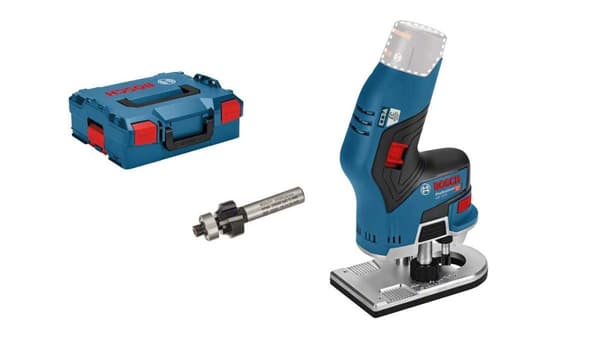 Batteridrevet kantfres Bosch GKF 12V-8; 12 V (uten batteri og lader)