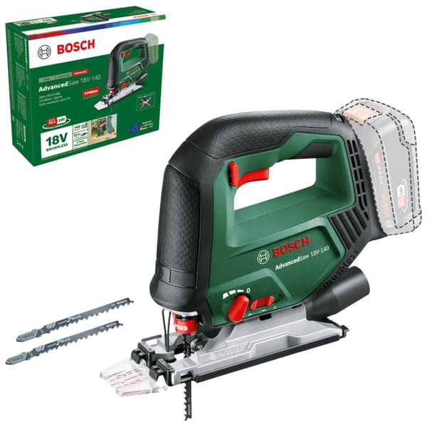 Batteridrevet stikksag Bosch Advanced Saw 18V-140; 18 V (uten batteri og lader)