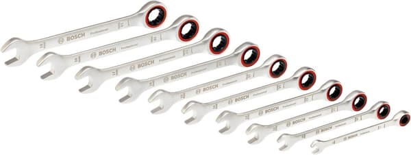 Hylsenøkkelsett Bosch 1600A02AU0; 8-19 mm; 10 stk