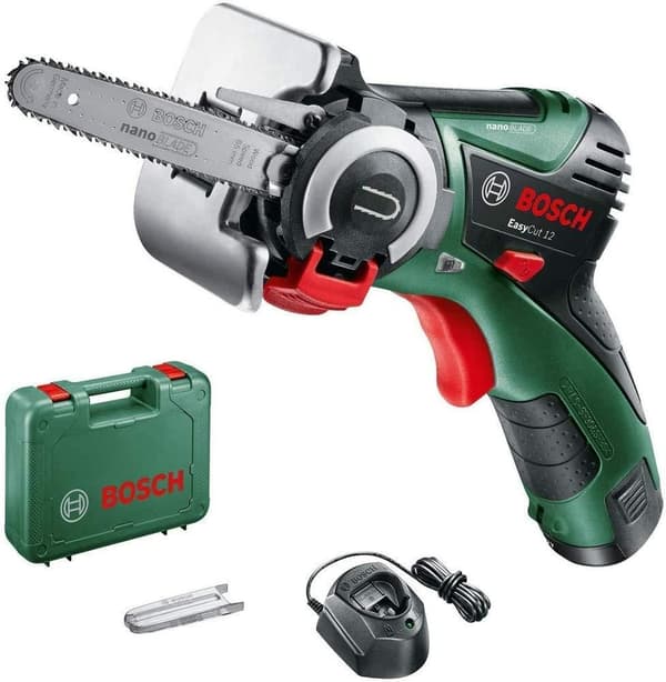 Motorsag Bosch EasyCut 12; 12 V; 1x2,5 Ah batteri.; 6,5 cm sverd