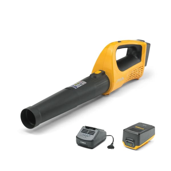 Batteridrevet løvblåser Stiga BL 100e Kit; 20 V; 1x4,0 Ah batt.