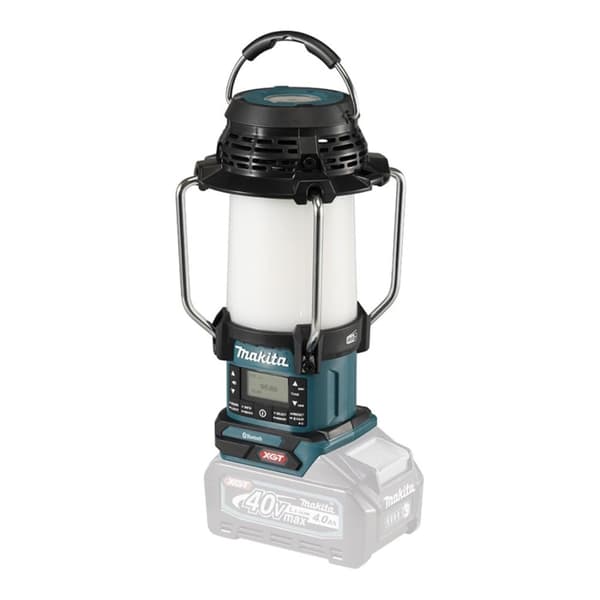 Batteridrevet radio med lommelykt Makita MR009GZ; 40 V (uten batteri og lader)