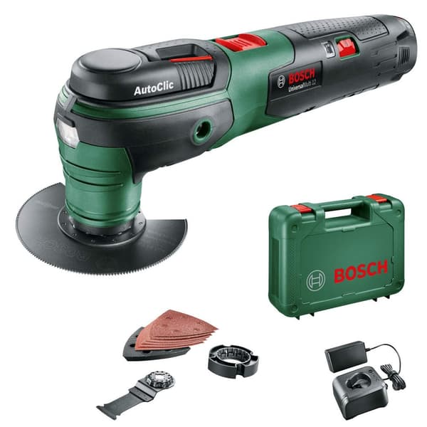 Flerfunksjonsverktøy Bosch UniversalMulti 12; 12 V; 1x2,0 Ah batt.