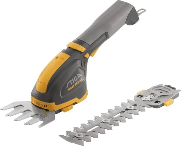 Gressaks Stiga SGM 102 AE; 10,8 V; 2,5 Ah batteridrevet; 10/18 cm lengde
