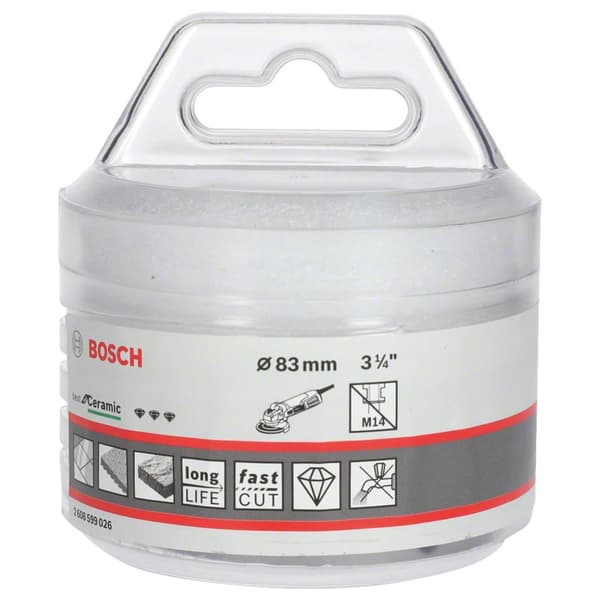 Diamantborekrone for tørrboring Bosch X-LOCK Ceramic Dry Speed; 83x35 mm