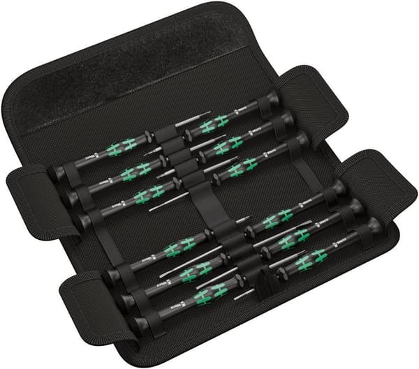 Skrutrekkersett Wera Kraftform Micro-Set/12 SB 1 073675