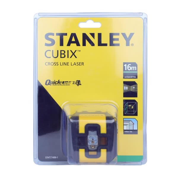 Krysslaser  Stanley Cubix; grønn