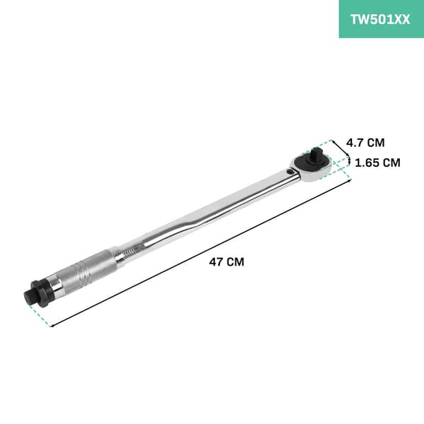 VONROC Dækskiftesæt | Donkraft - 2000kg og momentnøgle ½” - Inkl. 3Topnøglesæt - 3 stk.